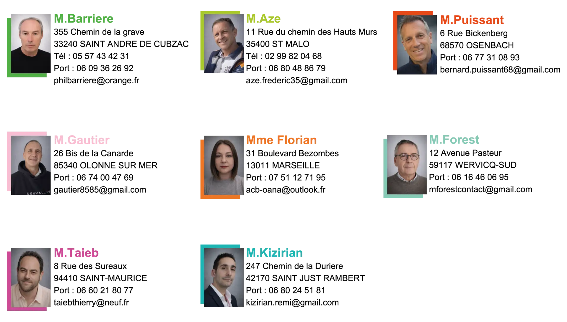 Le repr&eacute;sentants de ACB Diffusion Desktop